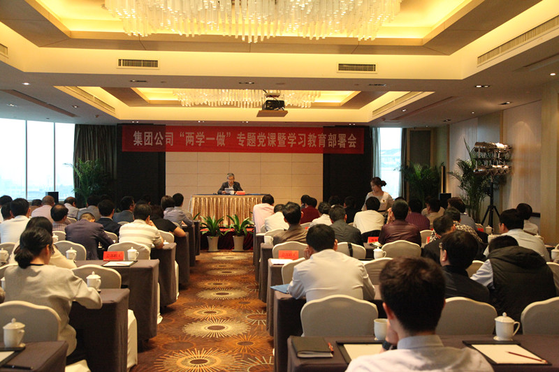 集团公司党委召开“两学一做”专题党课暨学习教育部署会