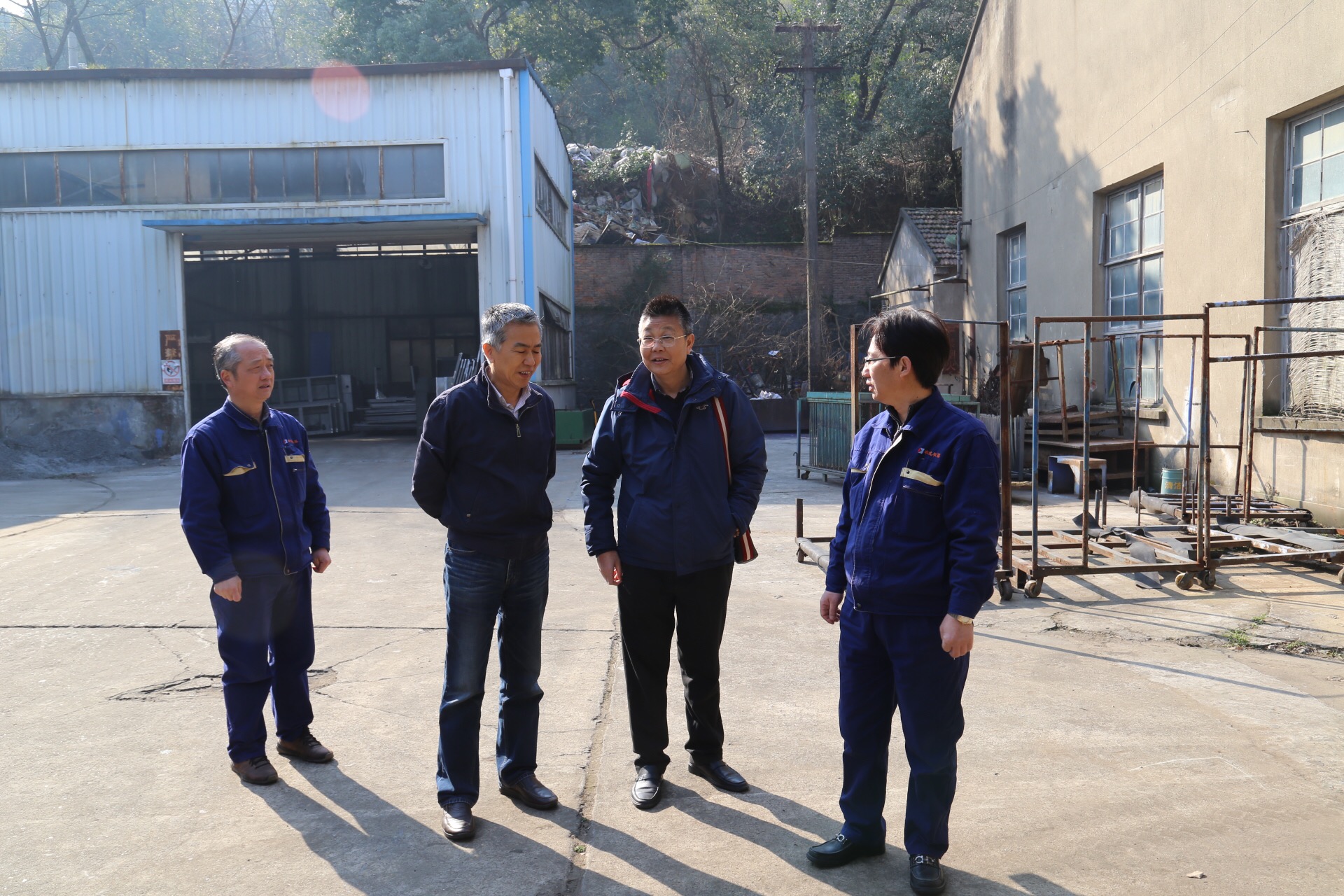 省国资委外派监事会方建平主席调研申达机器