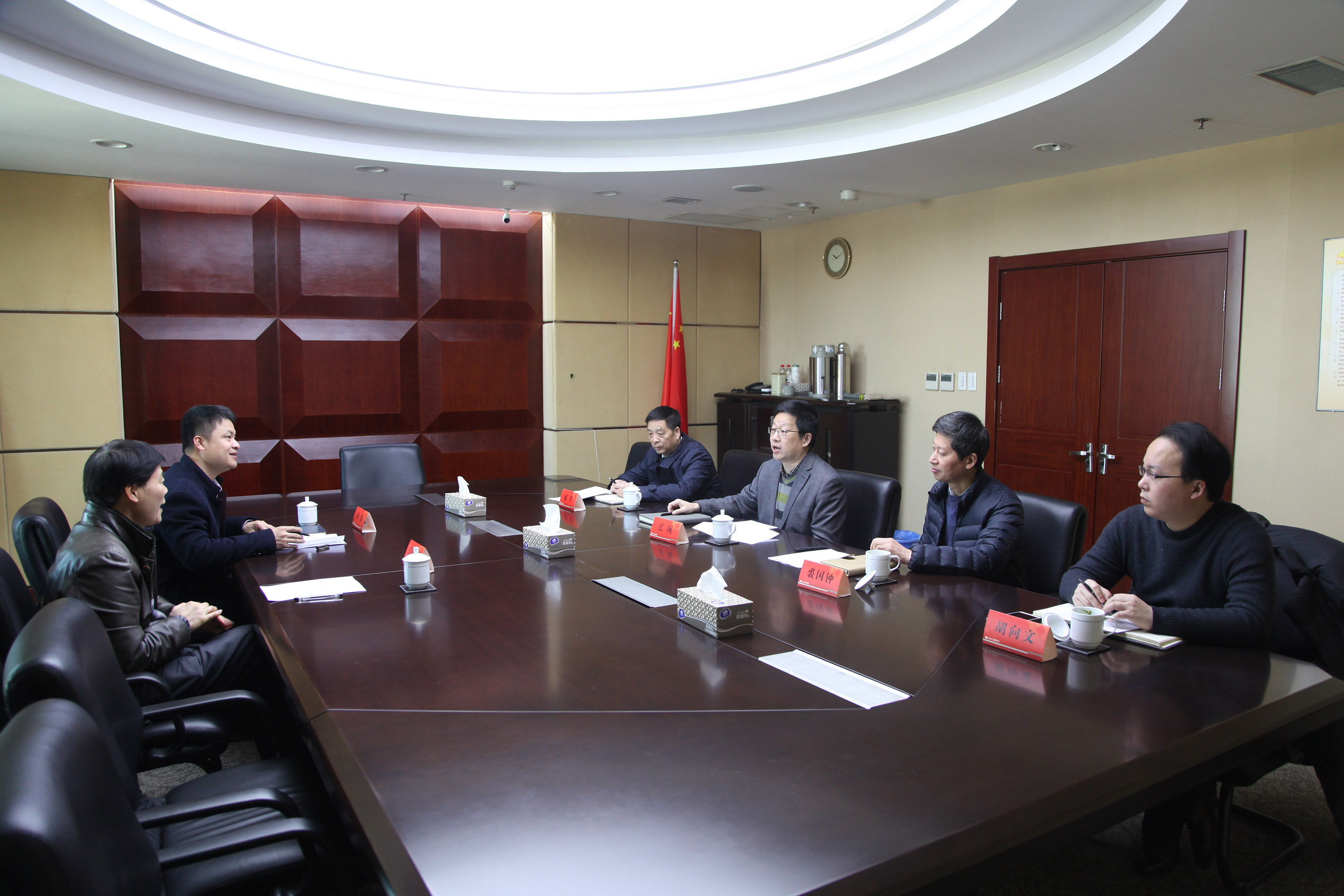 省部属企事业工会主席吕美溪一行 调研指导集团公司工会工作