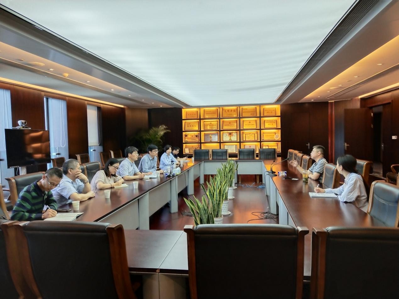 信联公司副总经理程江明一行赴杭钢商贸学习交流