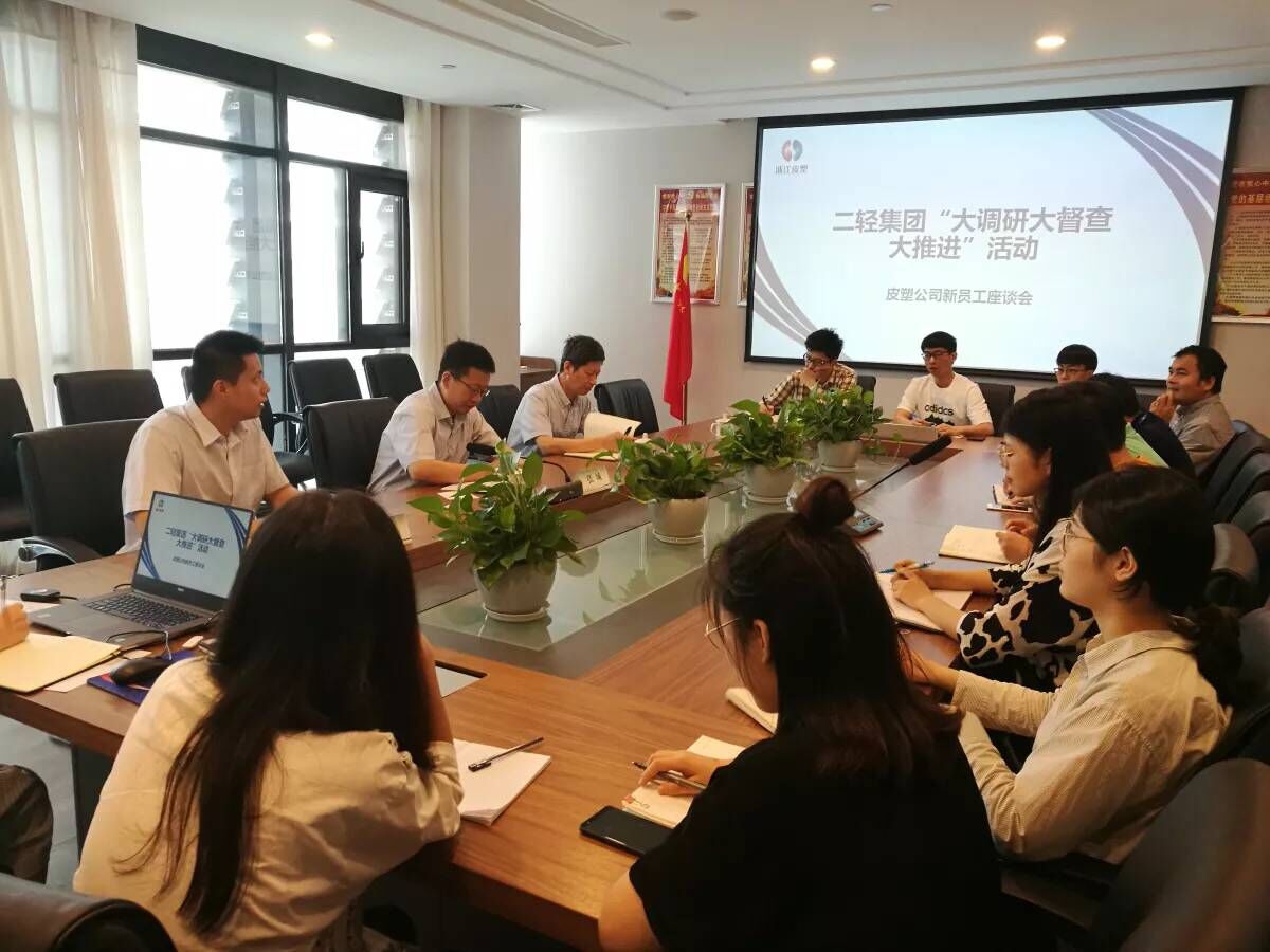 “大调研大督查大推进”工作进皮塑