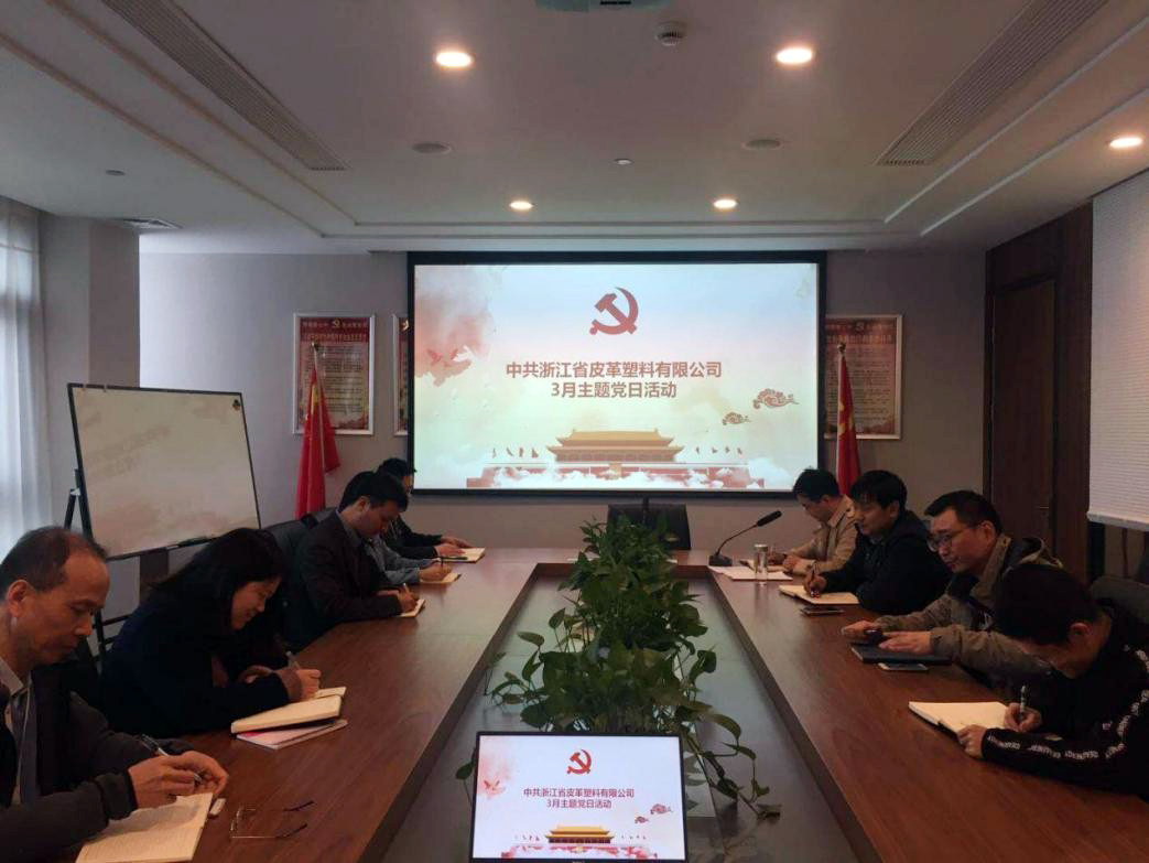 皮塑公司党支部开展3月主题党日活动