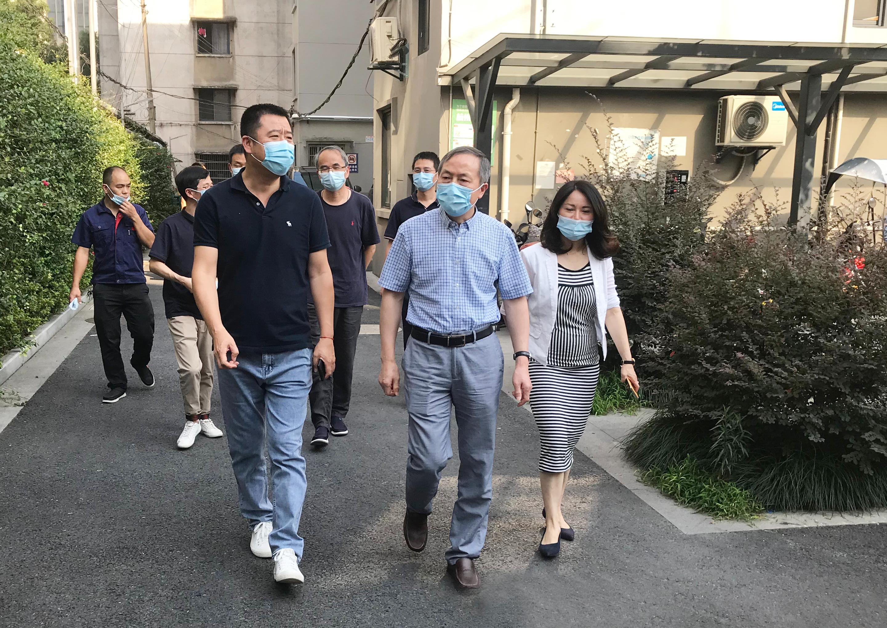 虞岳明赴工艺品公司有关物业开展国庆节前安全生产检查