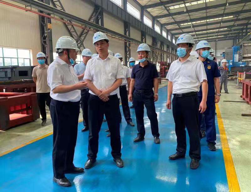 德清县委书记敖煜新一行赴申达公司开展国庆节前安全生产大检查