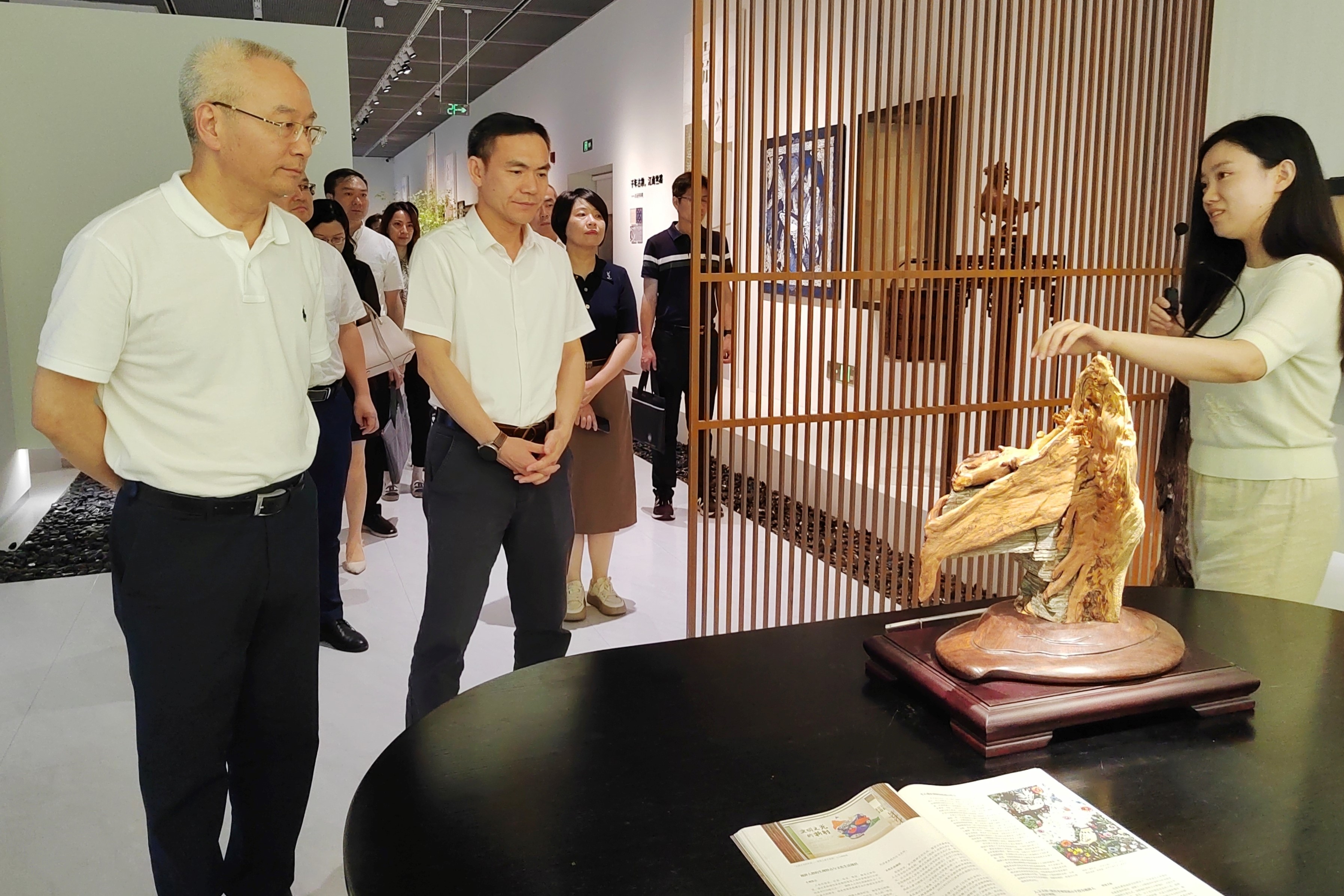 省科协党组书记、副主席吴晓东一行到开云网页版·官方版在线登入、省工艺美术学会调研